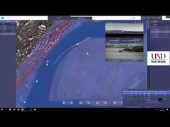 Active Drone Detector with Security Alarming Radar for Medium and Short Range UAV Detection for Surv