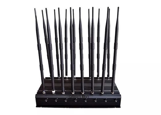 80W 2G 3G LTE 4G Adjustable Signal Jammer with 40dBm Output Power for Secure Communication Blocking