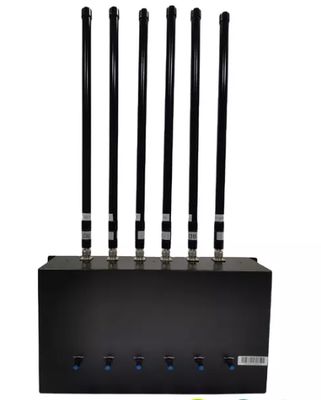 Adjustable 8 Band Jamming Signal Jammer with 30-100m Range for 2G 3G LTE 4G Mobile Phone Signal Scrambler