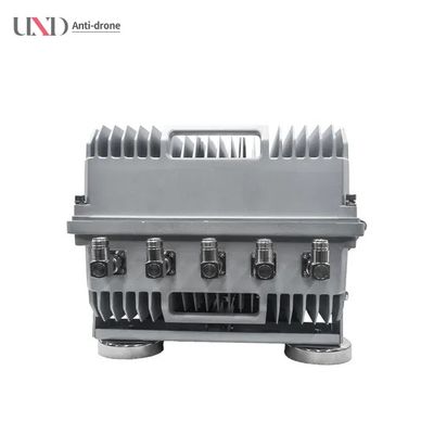 250W 5-Band Drone Jammer with 300m-800m Shielding UAV Signal Blocker for FPV Security