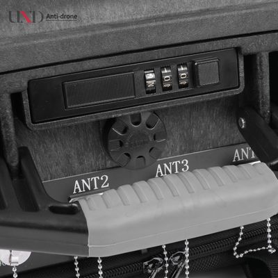 Portable 8-band Interference Drone Jamming Device with 10KM Radius and 360° Scouting Angle