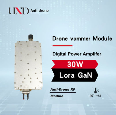 30W 5800MHz GaN LoRa Anti Drone Module with VCO Noise Source and Temperature Endurance for UAV System
