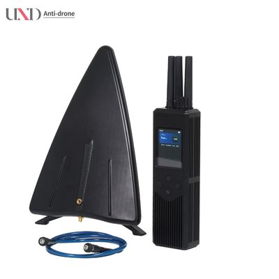 Portable UAV Detection Device with 1-2km Direction Finding 900MHz 5.2GHz Anti-Drone Security Protection