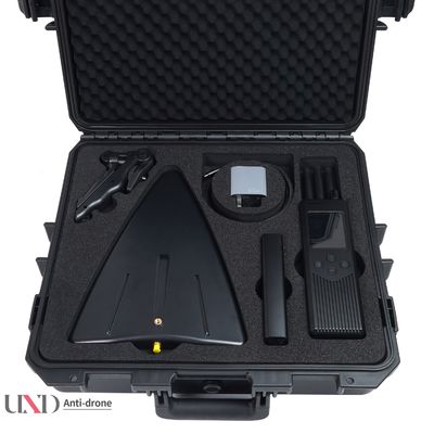 Portable UAV Detection Device with 1-2km Direction Finding 900MHz 5.2GHz Anti-Drone Security Protection