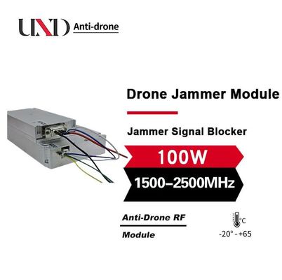 100W High Efficiency RF Wide-Band Anti-Drone Module Signal Amplifier 1500-2500MHz with Signal Source