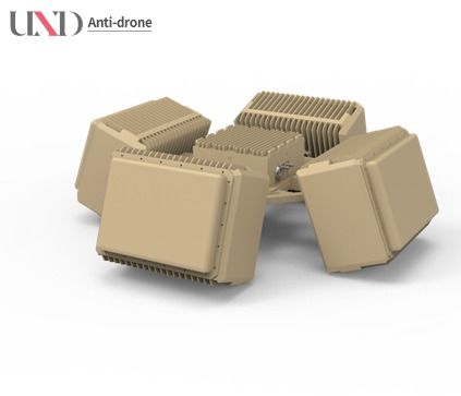 Four-Sided Array Detection Radar  1.5km Ku Band Phased Array Radar  for Drone Detection Security Radar Defense System