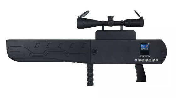 High Power 2KM Range 8 Band Drone Signal Jammer with 15dBi Gain Antenna Anti Drone Gun