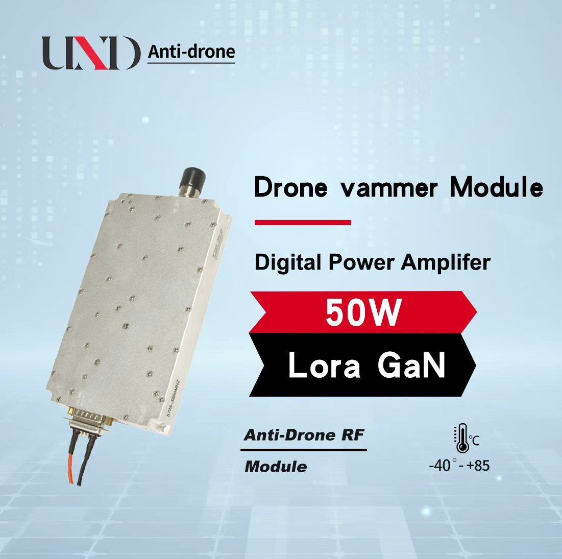 700MHz 50W GaN Lora RF Module Anti-FPV Unit
