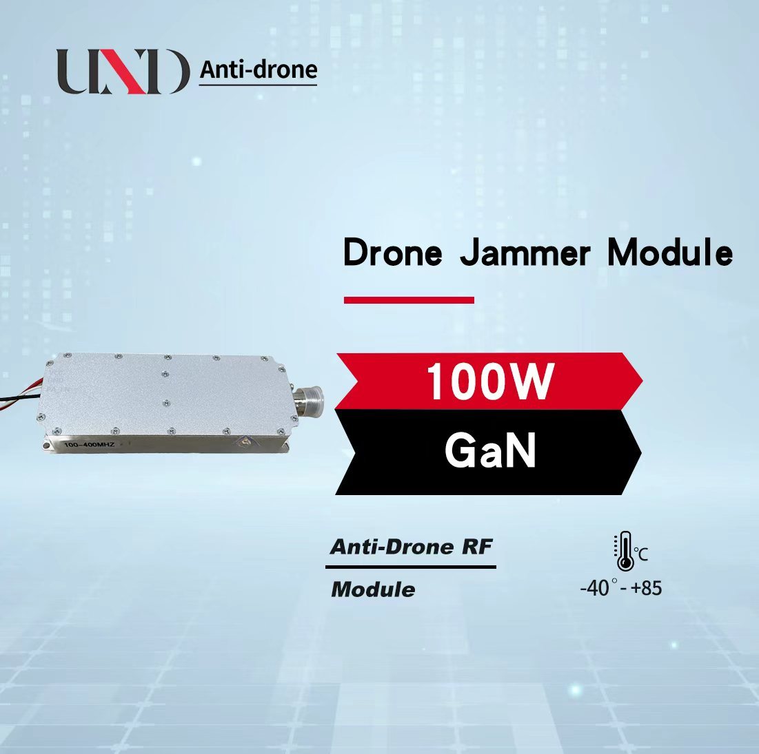 2.4GHz 100W GaN RF Module for Anti-FPV Defense
