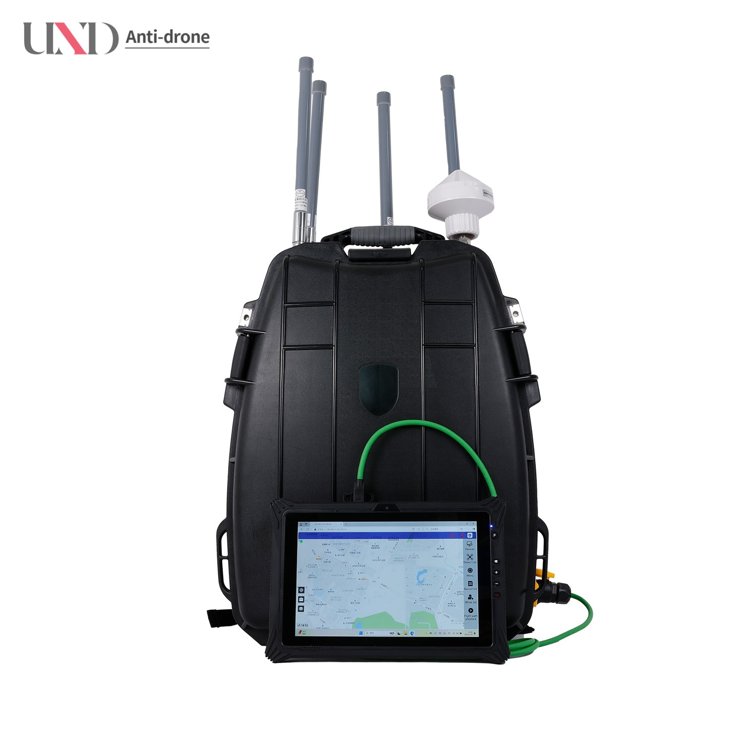 Omni Drone Detector Backpack - 10km Range Multi-Band UAV Radar