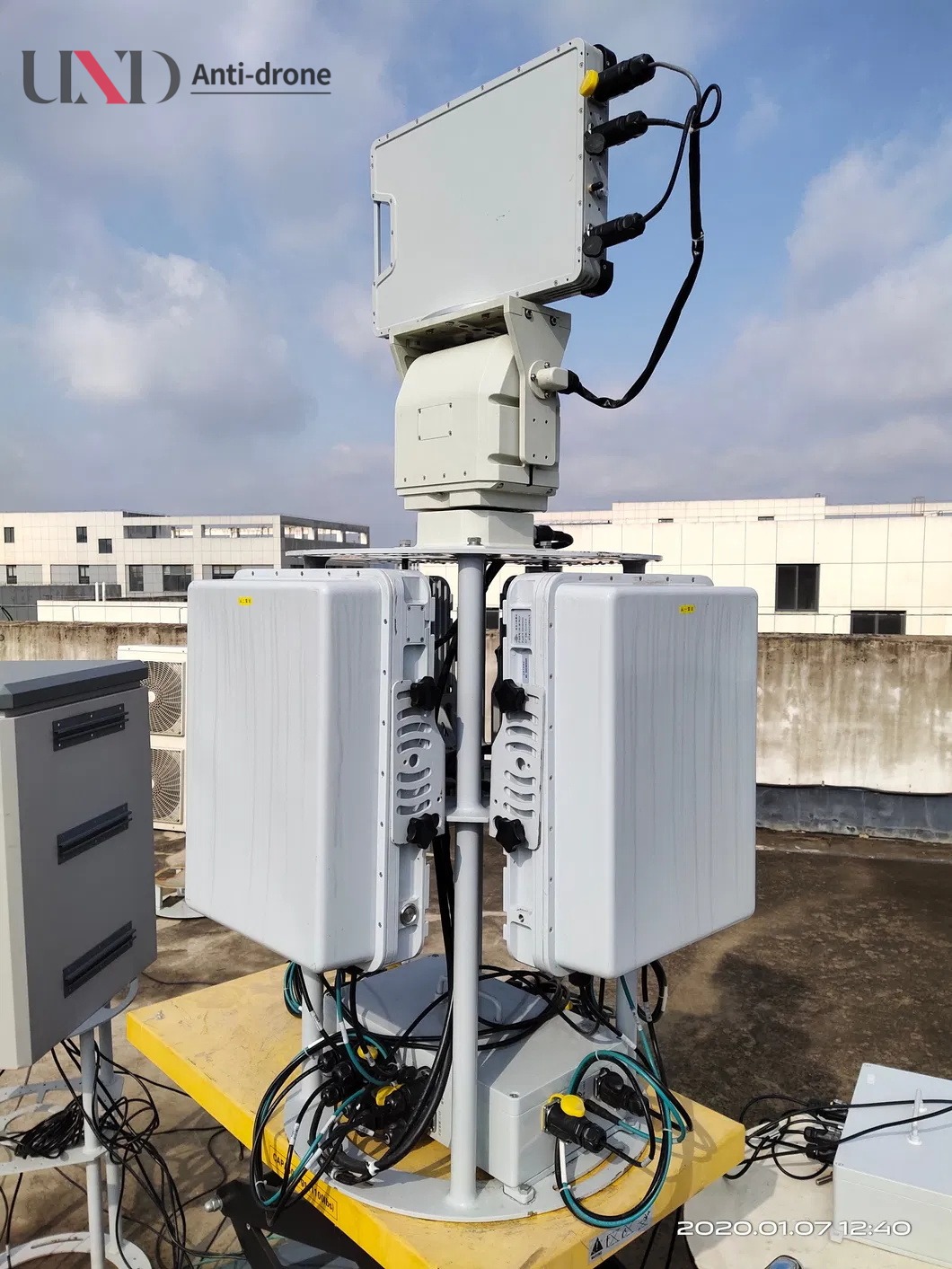 Active Drone Detector Radar - 1.2km UAV Detection for Security