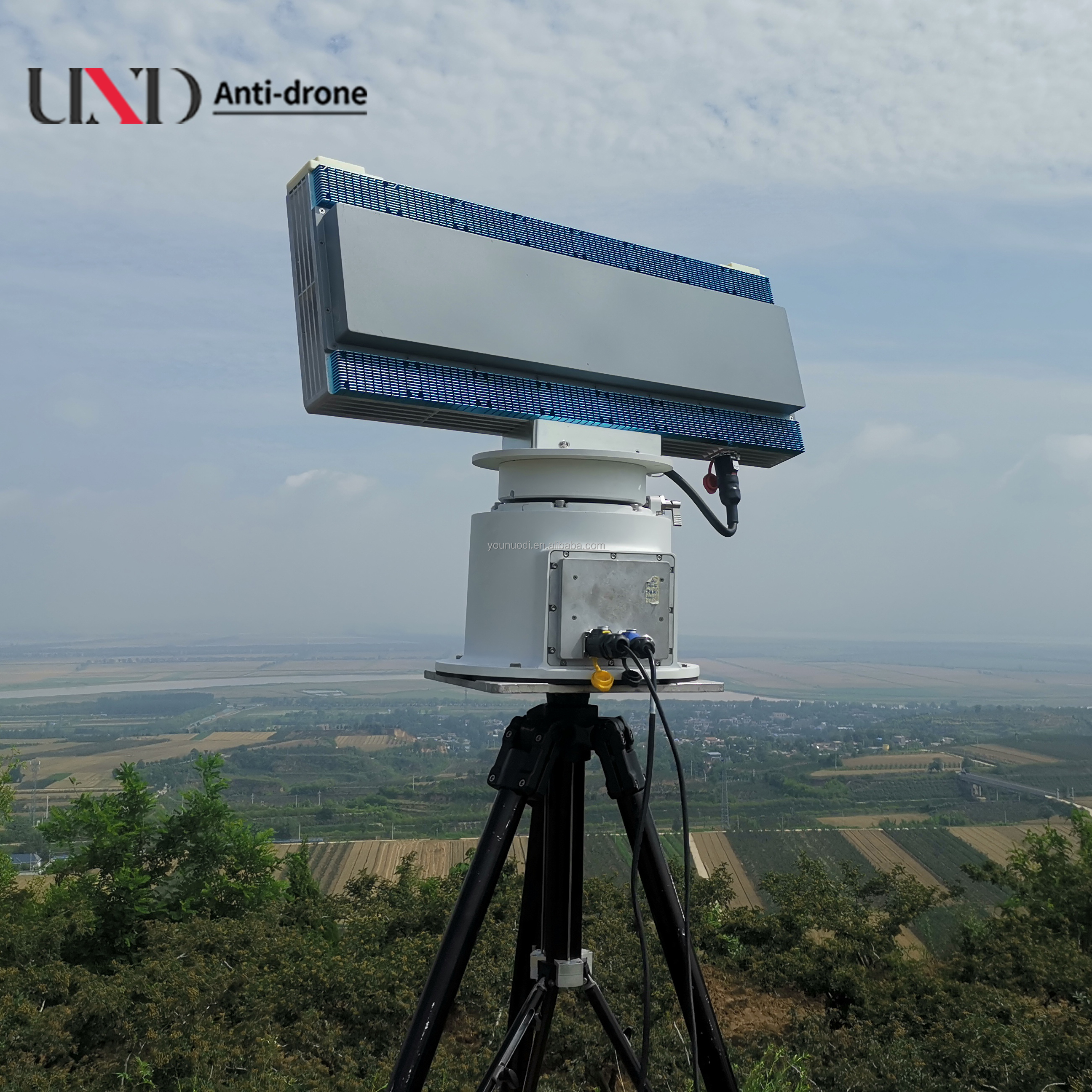 X Band 2km Anti-Drone Radar | 360° UAV Detection System