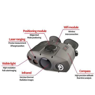 Hd Binocular Telemeter Targeting Positioning  Infrared Night Vision Binoculars Thermal Imager