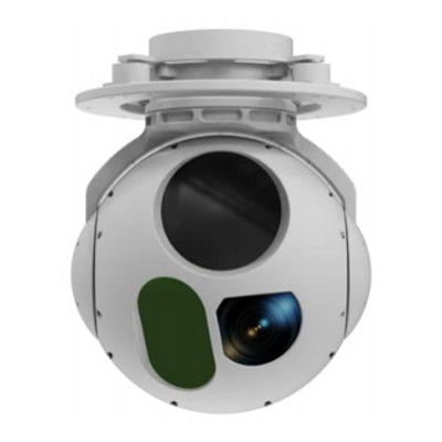 Laser Télémètre Caméra électro-optique Trois axes 1kg EO IR Capteur Résolution 640x512 UND220TC UAV à deux axes Capsule photoélectrique essentielle pour les tâches de positionnement