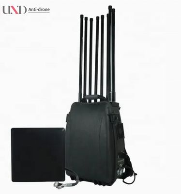 Portable Drone Jammer with GPS 1.2g 1.5g WiFi Omnidirectional Antenna and 10KM Radius 30Mhz-6Ghz Detection