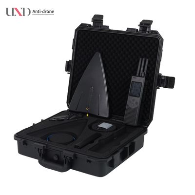 Portable UAV Detection Device with 1-2km Direction Finding 900MHz 5.2GHz Anti-Drone Security Protection