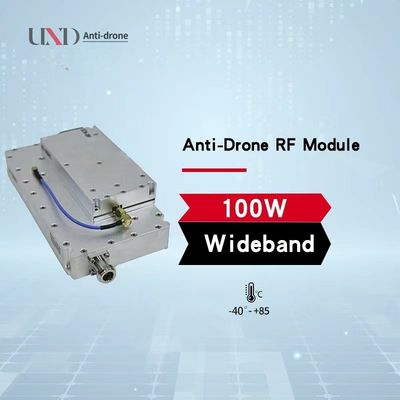 100W Dual-Function Broadband Amplifier Source Modules for Wireless RF Power Drone Counter Including Noise Source RF Module