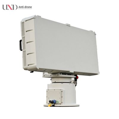 5km Dual Scanning Phased Array Pulse Doppler Radar UAV Drone Detection System 360 Degree Rotation X Band Security Protection