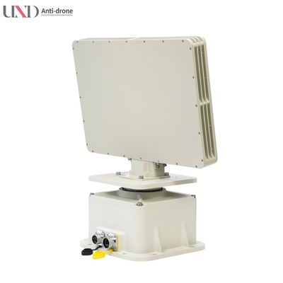5km Dual Scanning Phased Array Pulse Doppler Radar UAV Drone Detection System 360 Degree Rotation X Band Security Protection