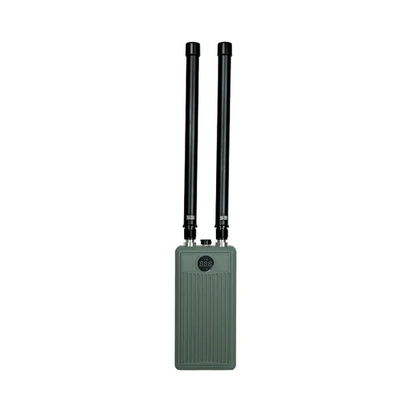 700-1000MHz Dual Band Handheld Drone Jammer with 30W+30W Output Power and 32000mAh Battery Capacity