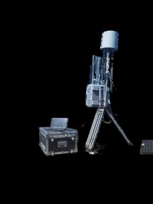 Fixed-Type Drone Jamming System with 30MHz~6GHz Detection Bands 400MHz to 5.8GHz Main Bands and 0~5km+ Detection Radius